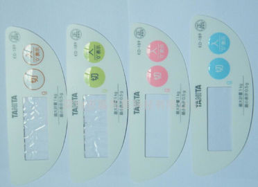 WaterProof PET PC Flexible Membrane Switch High Transmittance IP68 With SGS , Rohs