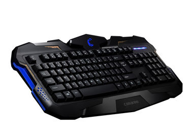 Customized Ergonomic Membrane Gaming Keyboard , gaming pc keyboards With CE  FCC ROHS