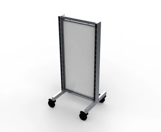 Metal Chrome Plated Shop Display Stands Doube Sides For Snack Shop