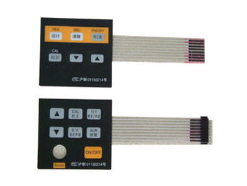 PC / PET Flexible Waterproof PCB Membrane Switch With High Transmittance