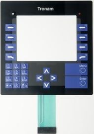 SMD LED / LCD 3M468MP Rubber Keypad PCB Membrane Switch Panel , 100mA 10M Ohms