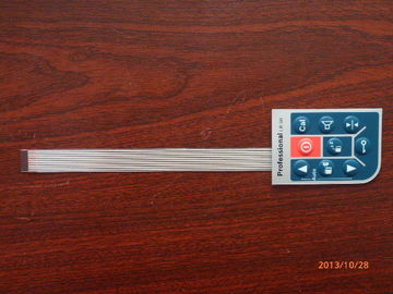 Blue Electronic scale Membrane Touch Switch With Clear Window , Insulation Resistance
