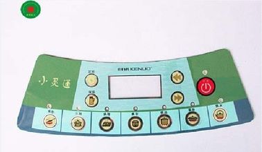 PVC / PC / PET Gloss Tactile Membrane Switch Flexible For Instruments