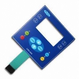 Industrial Equipment Panel Membrane Switch Backlit Keyboard 35V / 1W