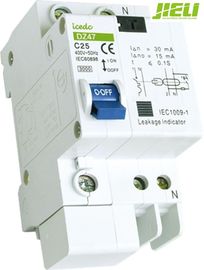 Double Phase AC Residual Current Circuit breaker , Motor Rated Circuit Breakers IEC60898-1