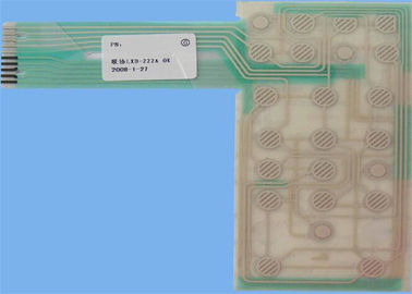 Flexible 0.05mm - 1.0mm PCB Membrane Switch , Substrate Voltage 2000V DC