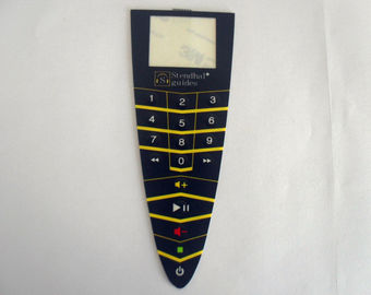 Electronic PCB Tactile Membrane Switch Keyboard With Snap Metal Dome