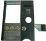Flexible Printed Circuit embossed membrane switch with metal dome and many 3 led windows