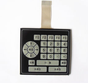 Push Button Flexible Circuit Board Membrane Switch Assembly With LED window