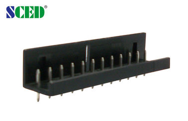 5.08mm 300V 10A Pcb Terminal Block Connector , Male Plug-in Terminal Blocks