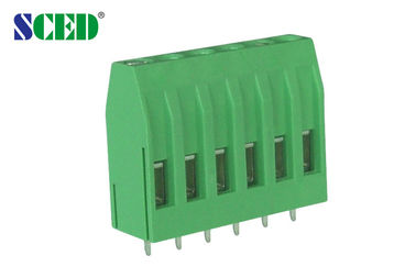 Pitch 5.0mm PCB Terminal Blocks Connector , 2 Way / 3 Way Screw Clamp Blocks