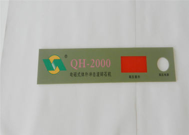 Waterproof IP67 Screen Printing Polycarbonate Membrane Switch Overlay