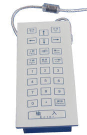 19 key industrial membrane IP65 keypad with USB , short stroke 0.45mm