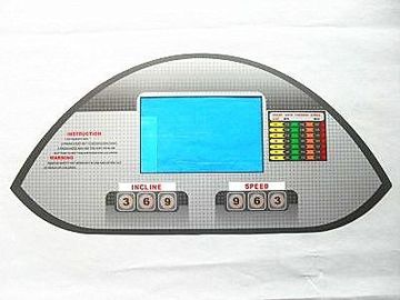 Emboss Tactile Membrane Switch Panel , Spacer For Digital Readout Controller