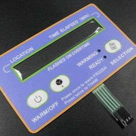 PVC Waterproof Membrane Switch Panel With Metal Dome , Insulation Resistance