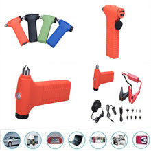 Four Color car window breaker tool / Mini Jump Starter with Polymer Lithium Battery for Emergen