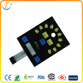 Graphic Overlay PCB Membrane Switch Keypad Panel , Membrane Film Switch