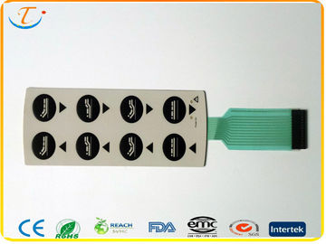 Metal Dome Membrane Switch Keypad Tactile Flexible For Medical Equipment