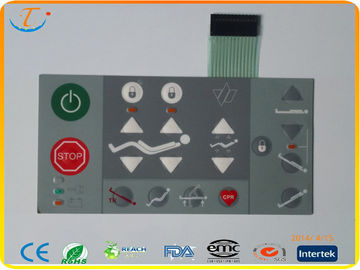 Printing Adhesive Membrane Switch Keypad Waterproof Custom For Machine