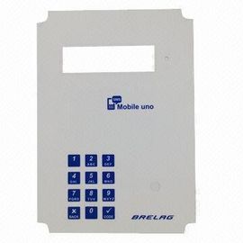 White Silicone Rubber Membrane Switches , 250V DC Insulation Resistance