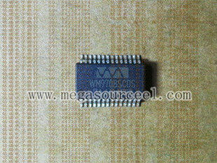 Integrated Circuit Chip WM9708SCDS ----AC97 Revision 2.1 Audio Codec