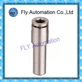 Pneumatic Tube Fittings Metal nickel-plated adapter fittings PGJ series