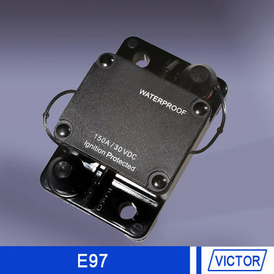 25A - 150A Waterproof car audio circuit breaker 24v Self-Testing &amp; Manual Override