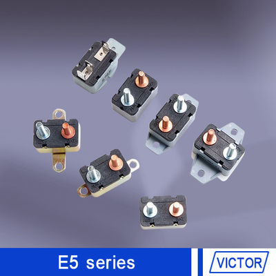 Thermoplastic Marine Circuit Breaker / motor protective circuit breaker 5 - 50A , 12V DC , 24V DC
