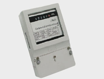 Class 2.0 plastic , glass Electronic Watt-hour Meter / watt hour meters with LED display DEM012