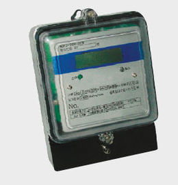 Class 2.0 plastic , glass Electronic Watt-hour Meter / watt hour meters with LED display DEM012