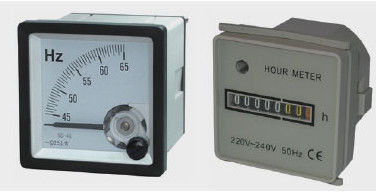 DC 12V / 24V Mini Digital panel meter , AC 110V 220V 380V Square electrical energy meter