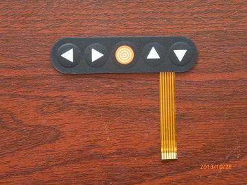 Waterproof PC Embossed Flexible Membrane Switch 3M467 & 3M468 Adhesive , 100MΩ