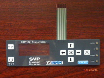 Dull Polish Flexible Membrane Switch With Clear Window ， 3M467 & 3M468 Adhesive