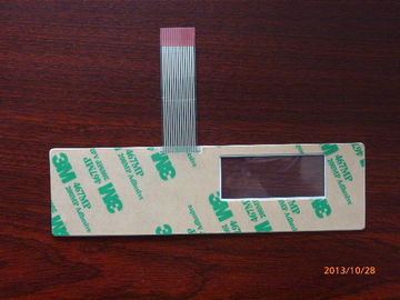 Dull Polish Flexible Membrane Switch With Clear Window ， 3M467 & 3M468 Adhesive