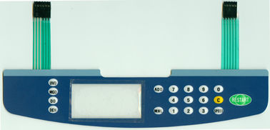 Professional Blue Flexible Membrane Switch for Electronic scale / automatic sewing machine