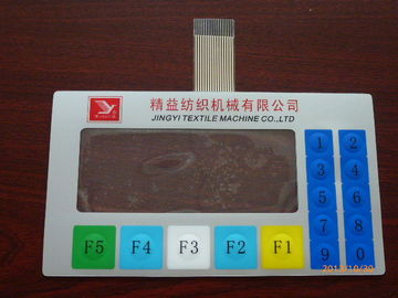 SGS Free Design Gloss Waterproof Membrane Switch With Clear Window