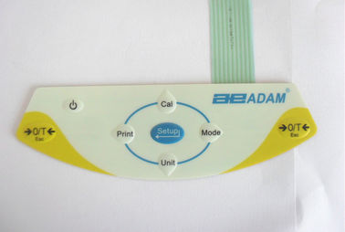 Super Slim Flexible LED Backlit Membrane Switch With Tactile Push Keypad