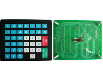 PCB Membrane Switch Panel / Membrane Key Switch With LED