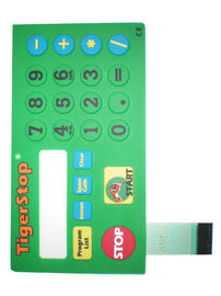 Rubber Membrane Switch Panel Graphic Overlay For Home