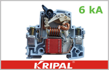 1 Pole 2 Pole 3 Pole MCB Mini Circuit Breaker 6A 10A 16A 20A 25A