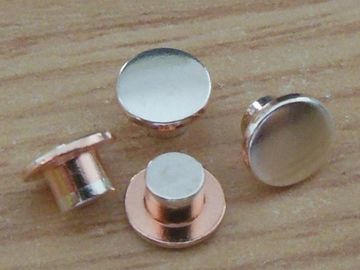 High Precision Trimetal Silver Electrical Contact for Mini Push Button Switch
