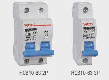 DIN Rail MCB / Mini Circuit Breaker With 6KA Single Pole 2Pole 3Pole 4Pole