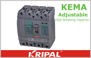 160A Double Molded Case Circuit Breaker / Four Pole Adjustable Circuit Breaker