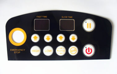 Embossed Flat Metal Dome PCB Single Membrane Switch For Function Keyboard
