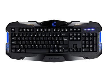 Customized Ergonomic Membrane Gaming Keyboard , gaming pc keyboards With CE  FCC ROHS