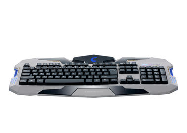 Customized Ergonomic Membrane Gaming Keyboard , gaming pc keyboards With CE  FCC ROHS