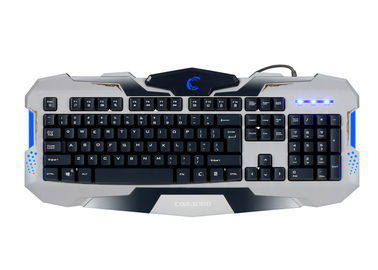 Customized Ergonomic Membrane Gaming Keyboard , gaming pc keyboards With CE  FCC ROHS