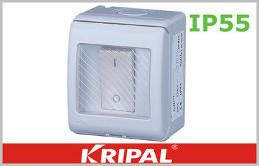 Grey DPST Double Pole Double Throw Switch for Garden Lighting