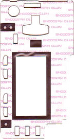 Light Weight PC Flexible Membrane Switch With 3m Adhesive For GPS