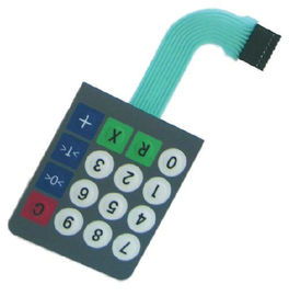 PC / PET Gloss Metal Dome Membrane Switch Waterproof For Apparatuses